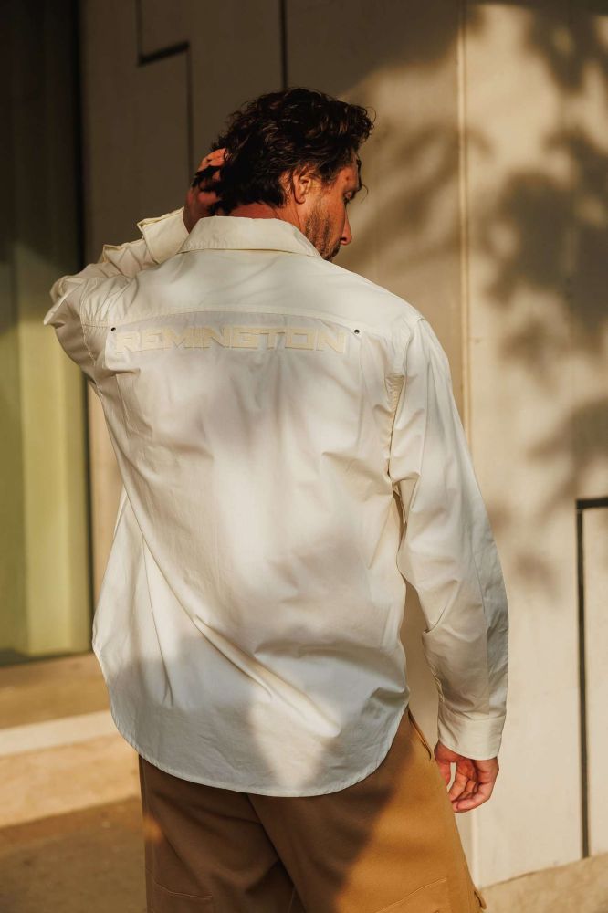 Remington Savoring Beige — рубашка для повседневной носки и универсальных образов